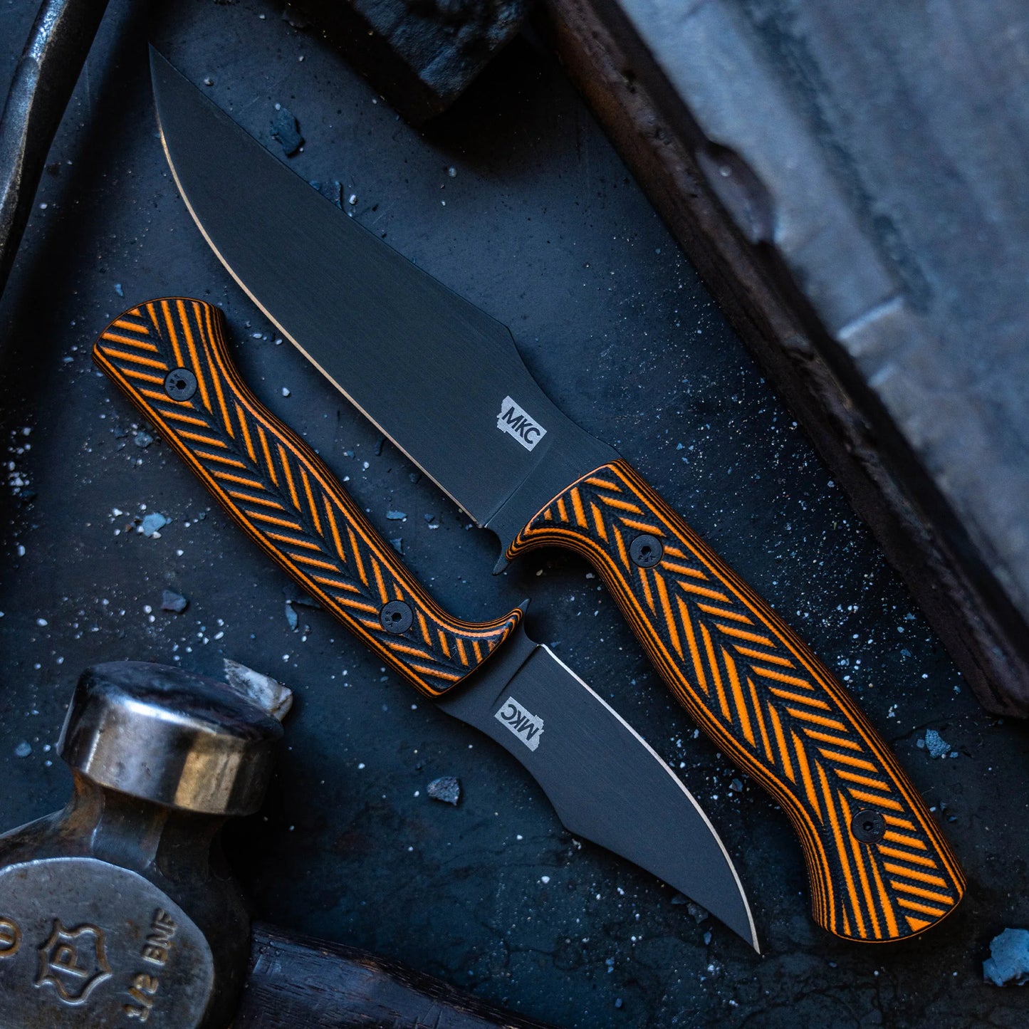 NOCK ON - TRIUMPH HUNTER XL - ORANGE & BLACK