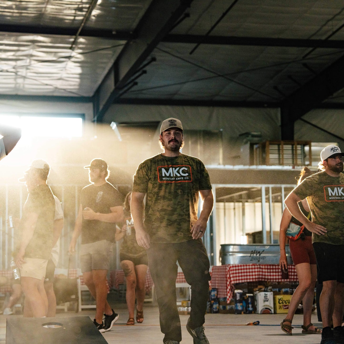 MKC LOGO TEE - VINTAGE WOODLAND CAMO