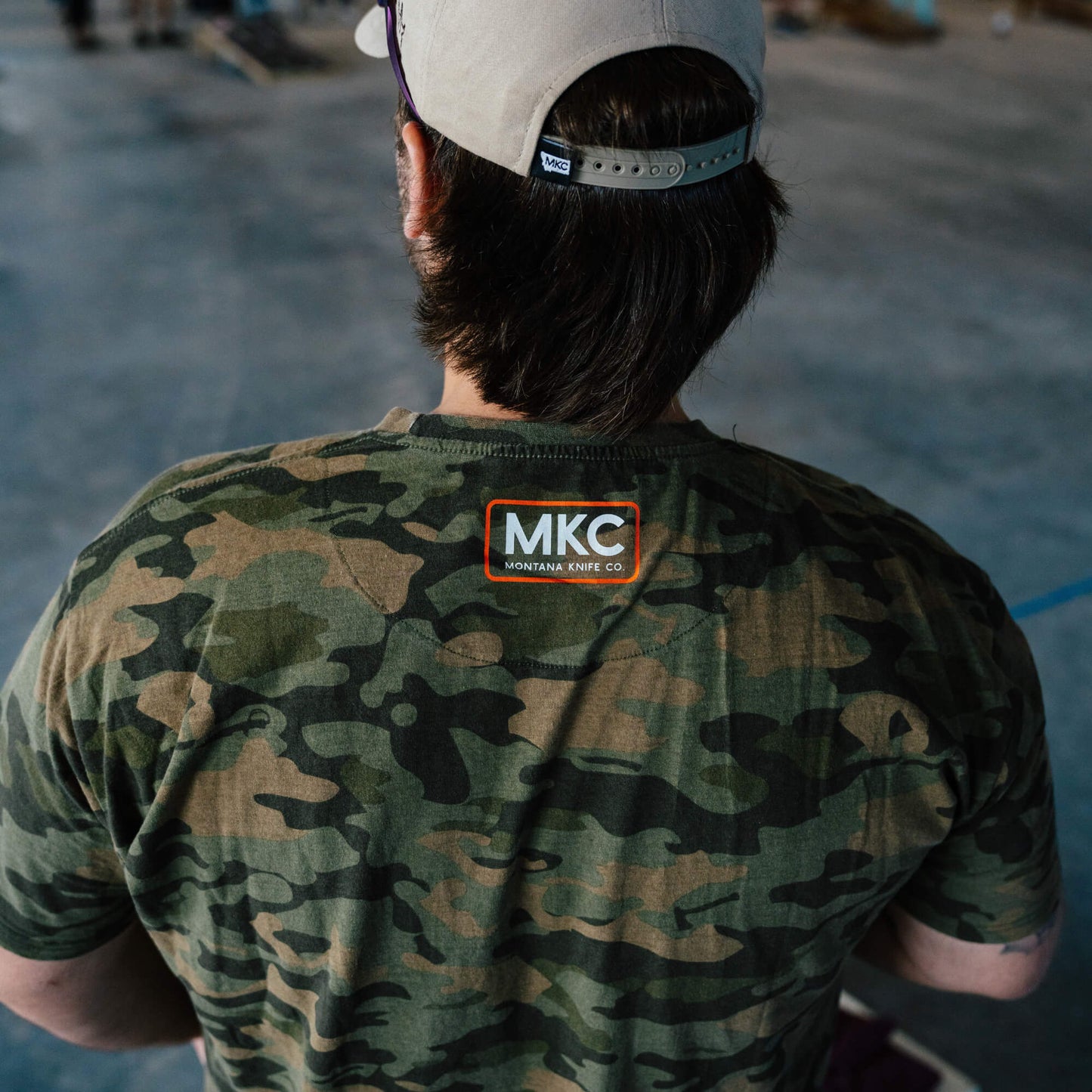 MKC LOGO TEE - VINTAGE WOODLAND CAMO