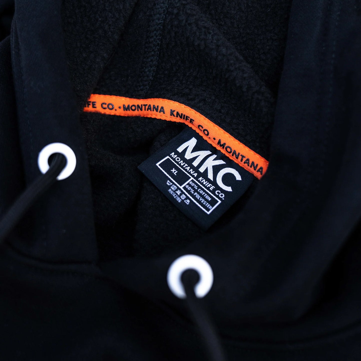 MKC FLEECE HOODIE - BLACK