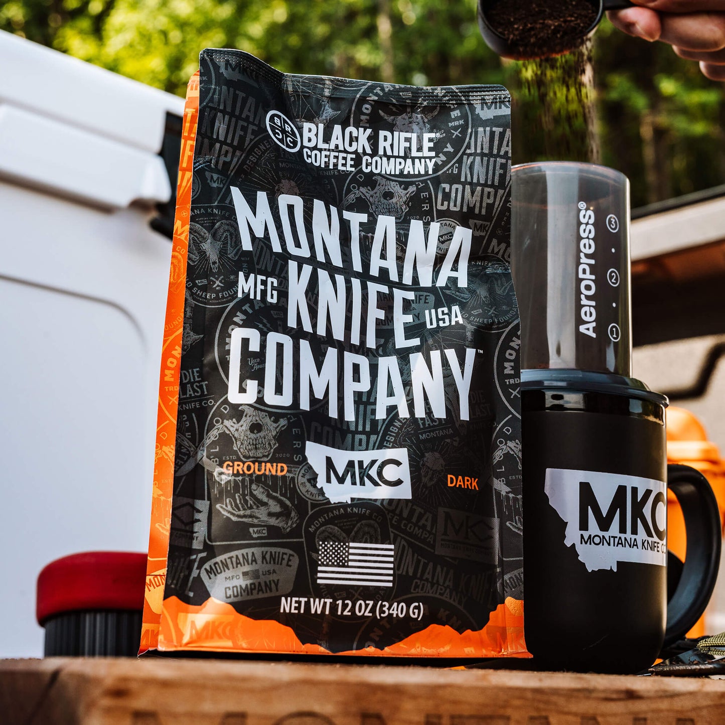 MKC X BLACK RIFLE COFFEE SIGNATURE DARK ROAST - GROUND