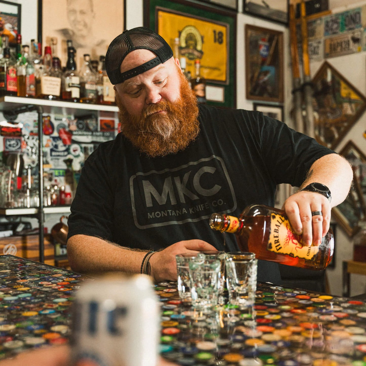 MKC LOGO TEE - BLACK