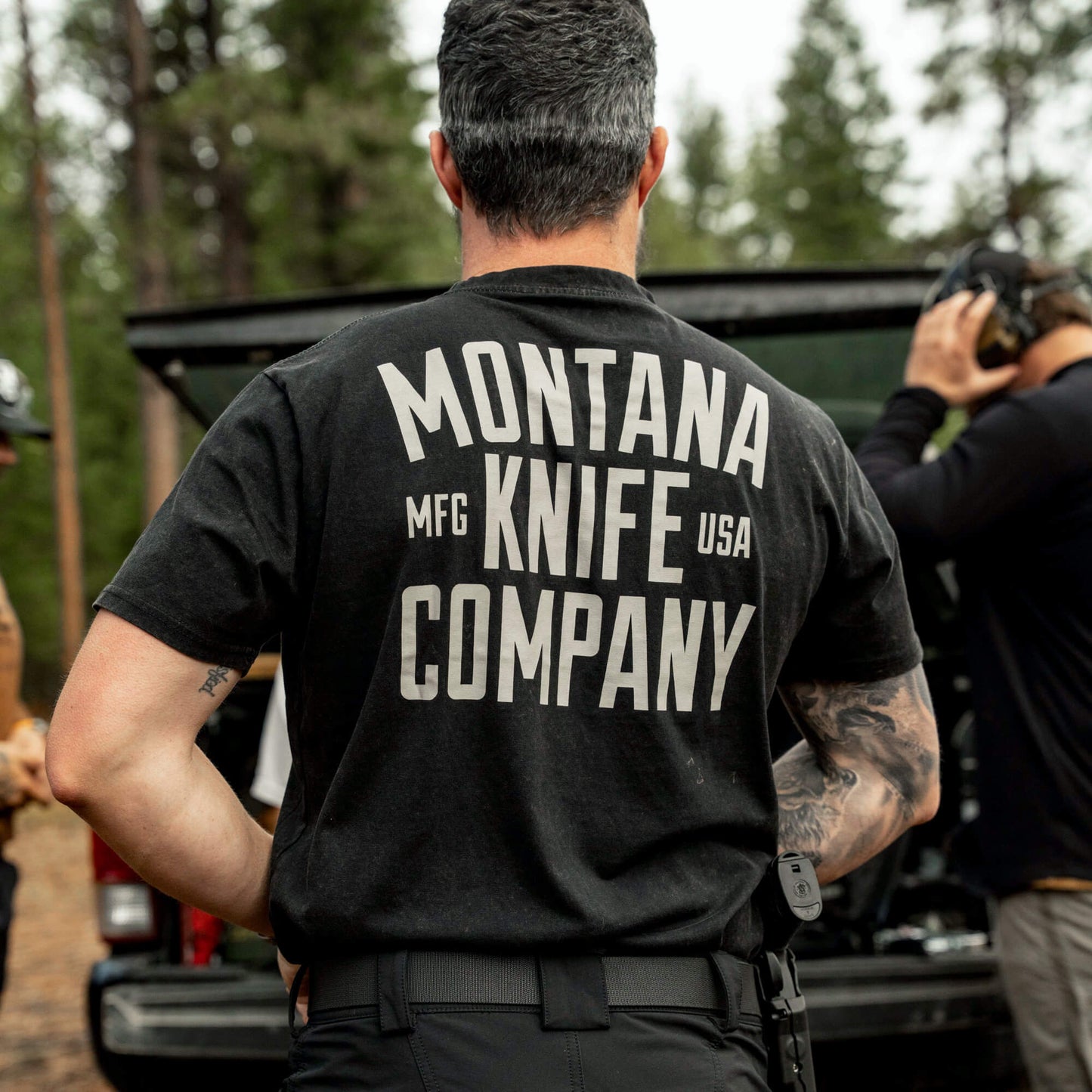 MKC STONEWASH TEE - BLACK