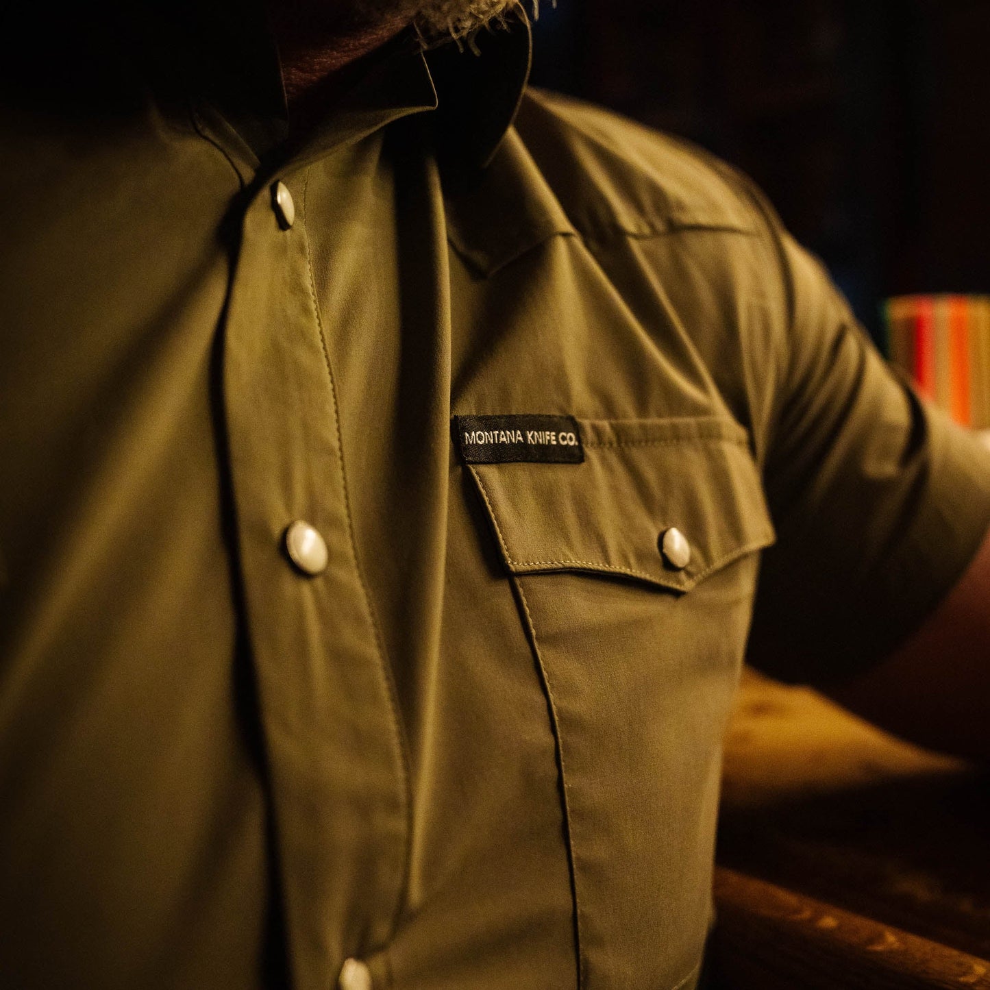 SEELEY S/S BUTTON-UP SHIRT - OLIVE