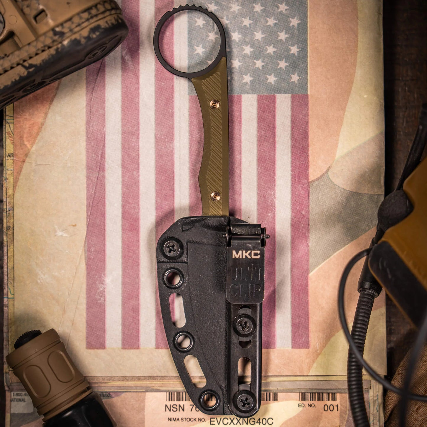 MINI WARGOAT ADDITIONAL KYDEX SHEATH - BLACK