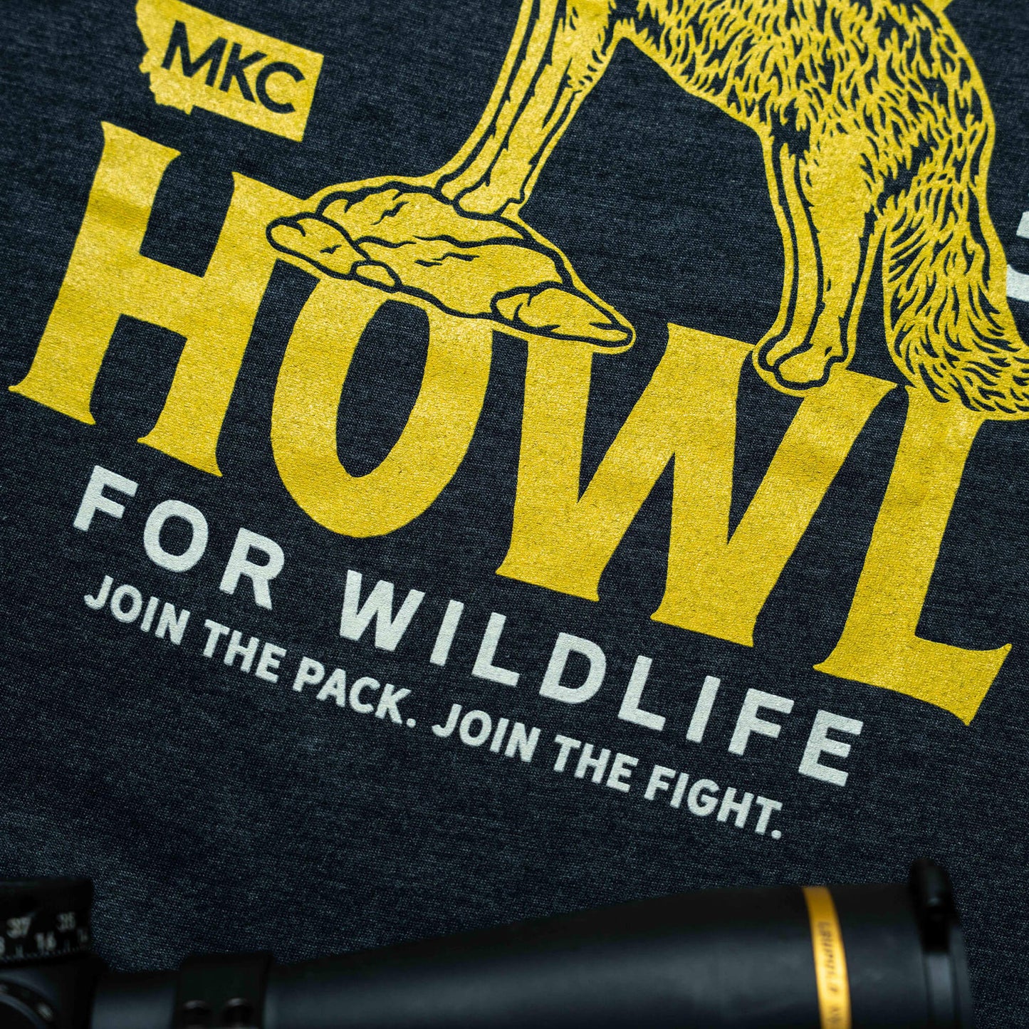 MKC x HOWL FOR WILDLIFE TEE - CHARCOAL
