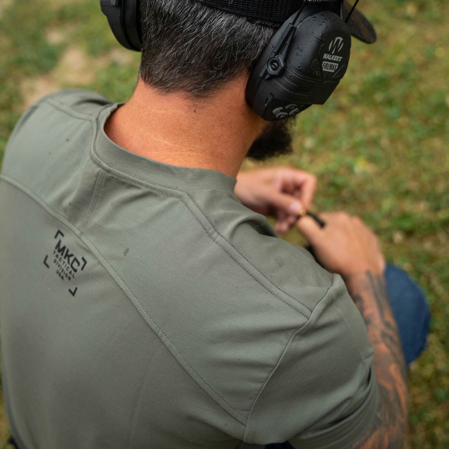 RANGE DAY PERFORMANCE SHORT SLEEVE - OD GREEN