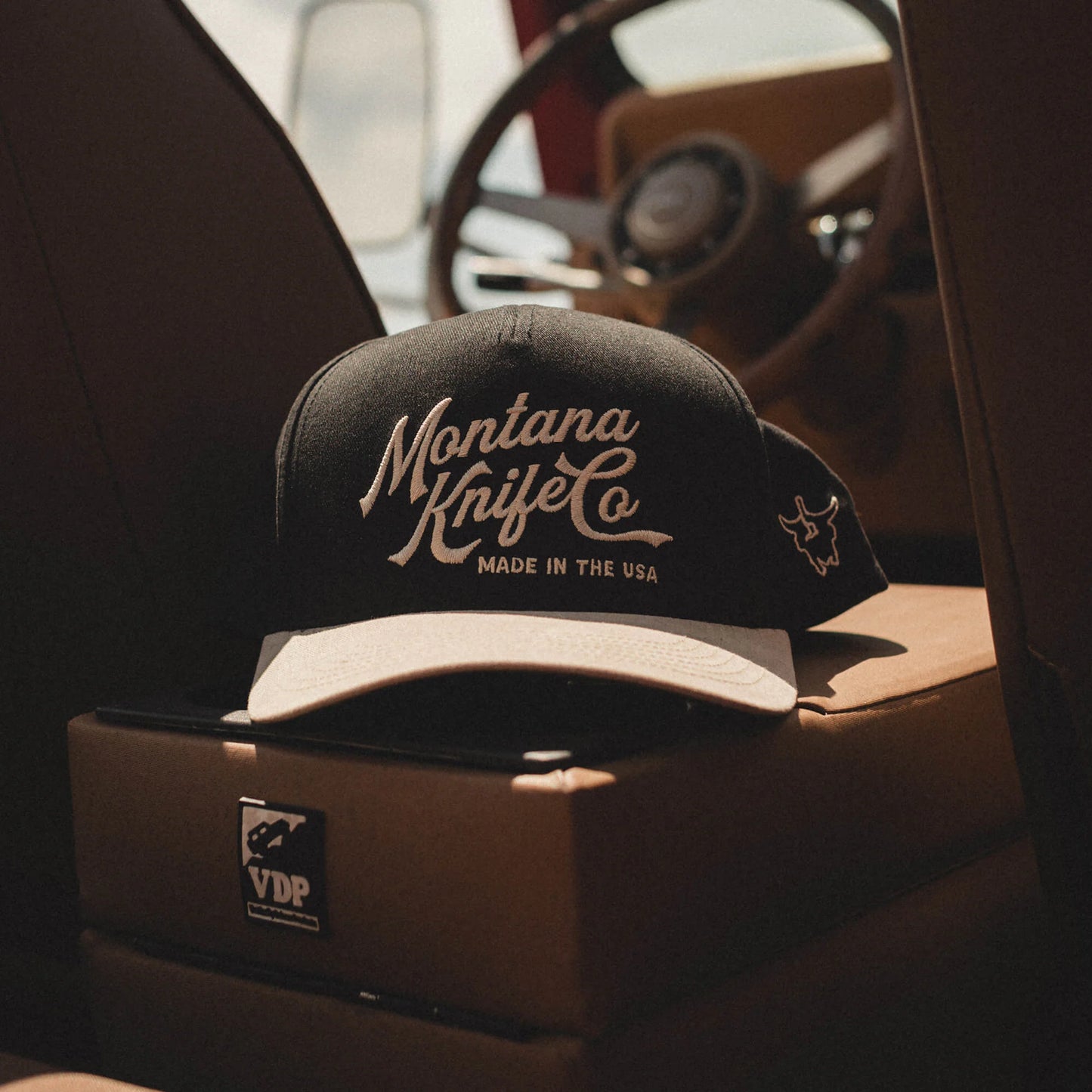 MKC HERITAGE HAT - BLACK/TAN