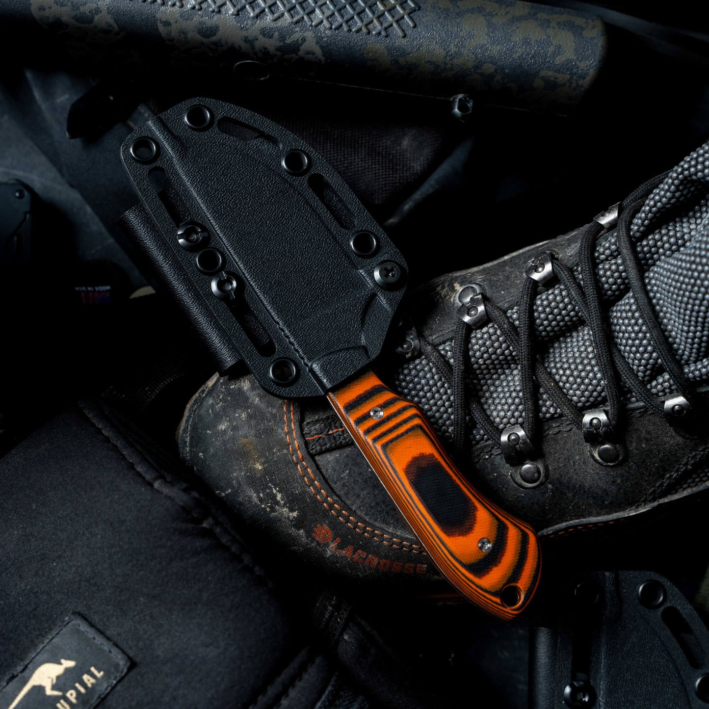 ELKHORN SKINNER - ORANGE & BLACK