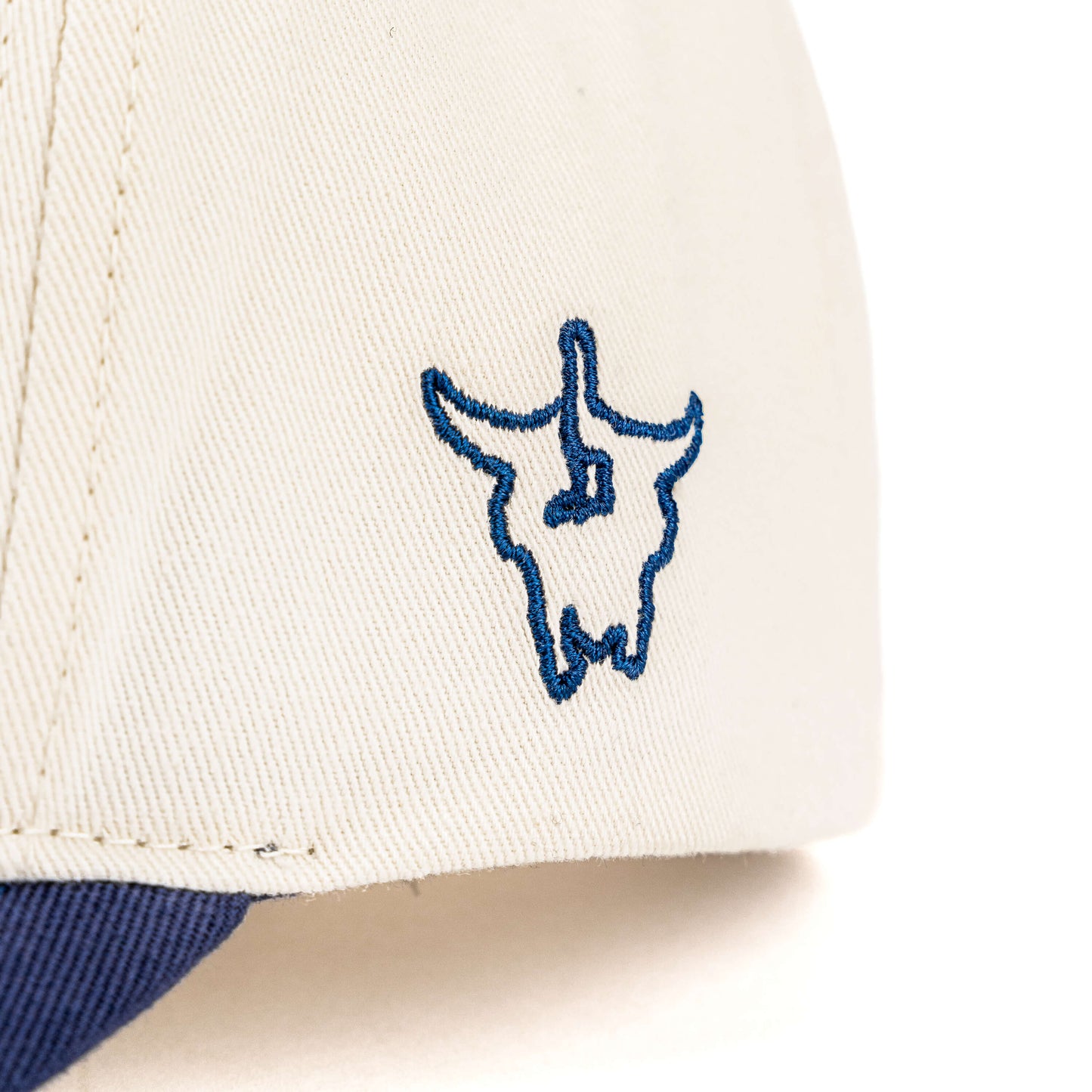MKC UNIVERSITY HAT - IVORY/NAVY