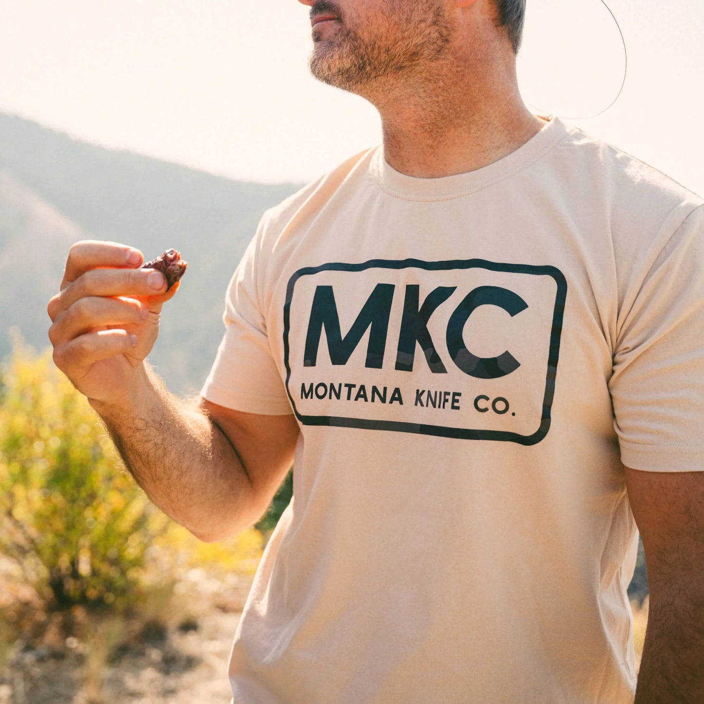 MKC LOGO TEE - BONE
