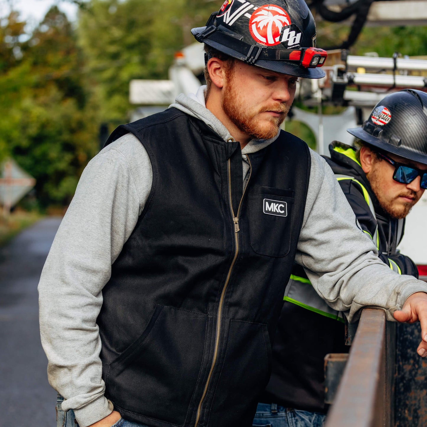 MKC CANVAS WORK VEST - BLACK