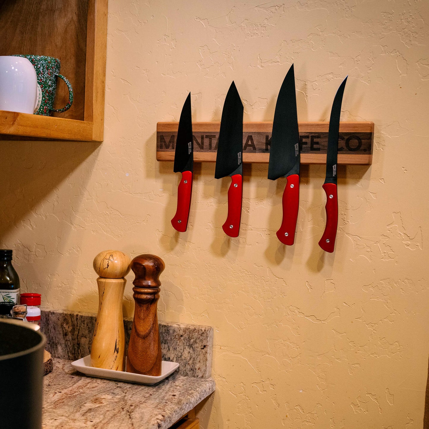 MKC CULINARY SMALL KNIFE HANG - DARK WOOD FINISH