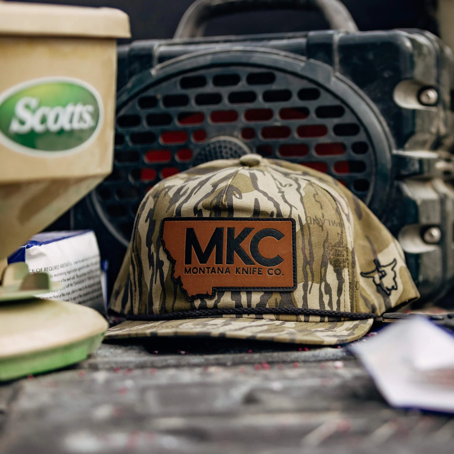 MKC X MOSSY OAK ROPE HAT - BOTTOMLAND