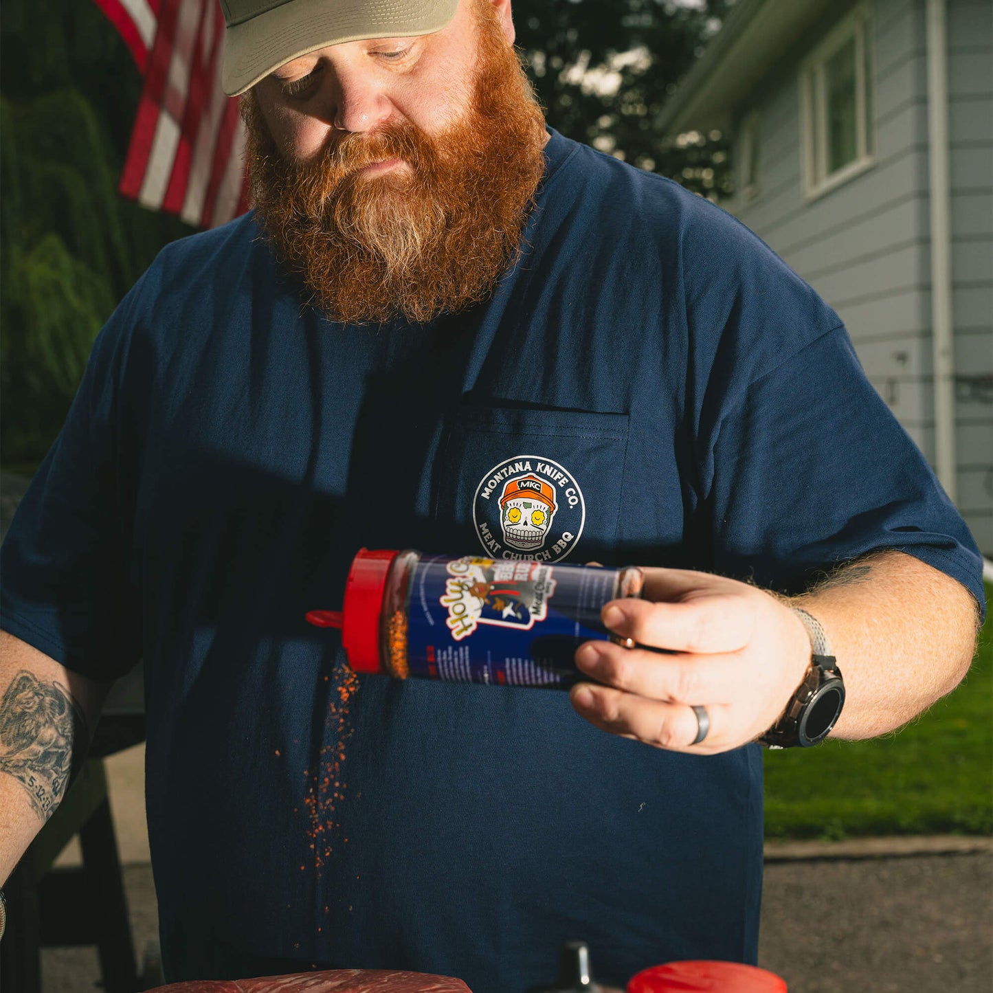 MKC x MEAT CHURCH - POCKET TEE