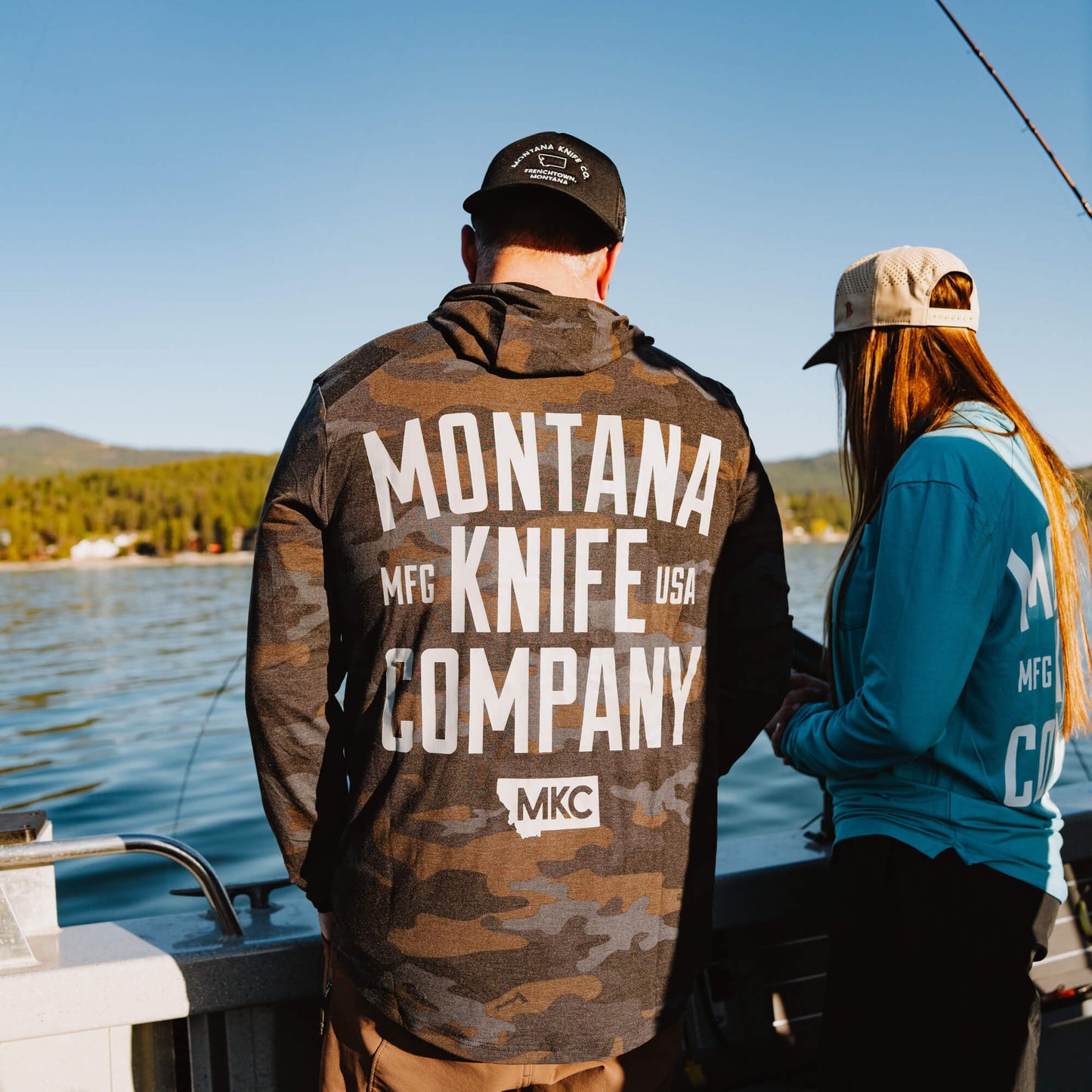 SUN RIVER BAMBOO HOODIE - DARK MKC CAMO