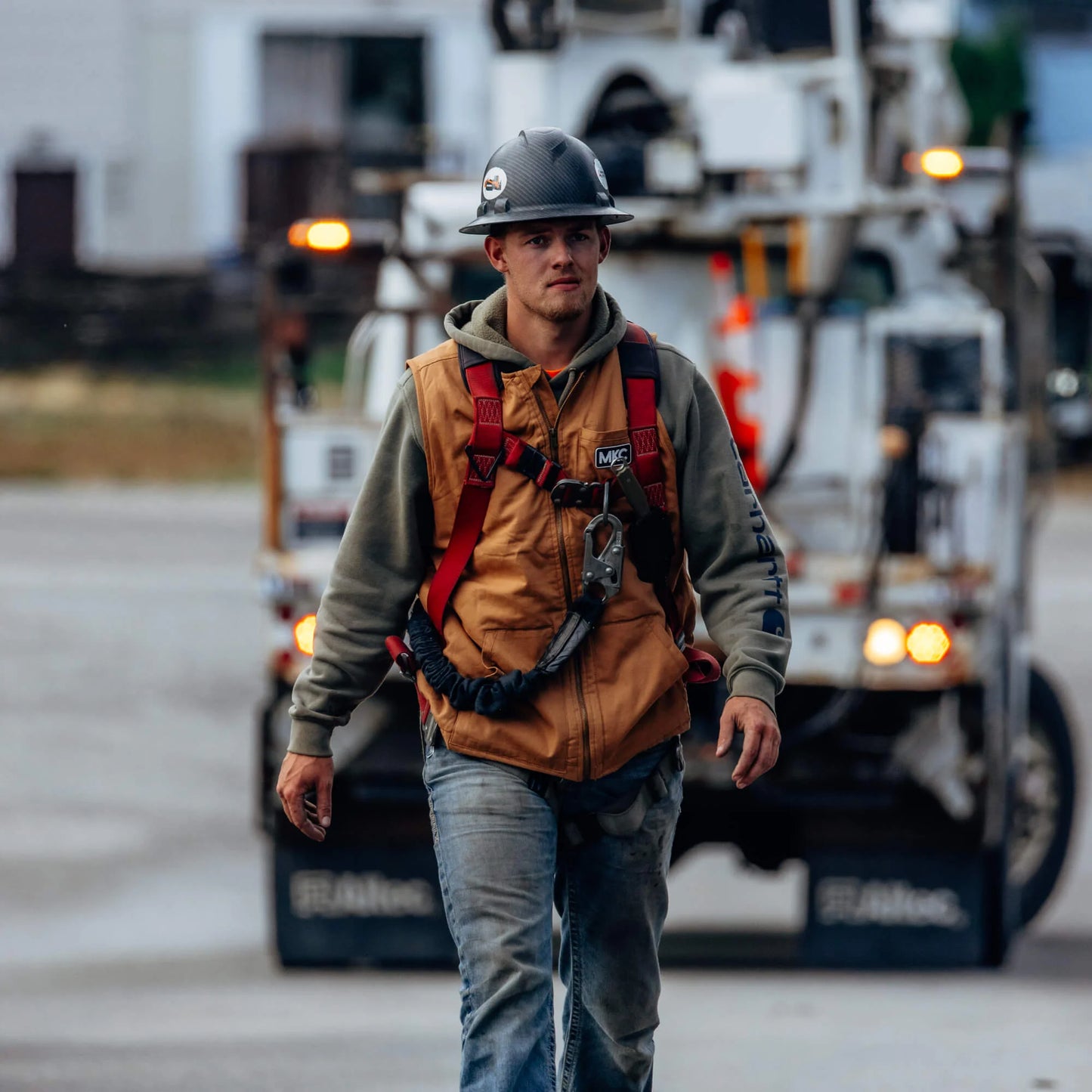 MKC CANVAS WORK VEST - TAN