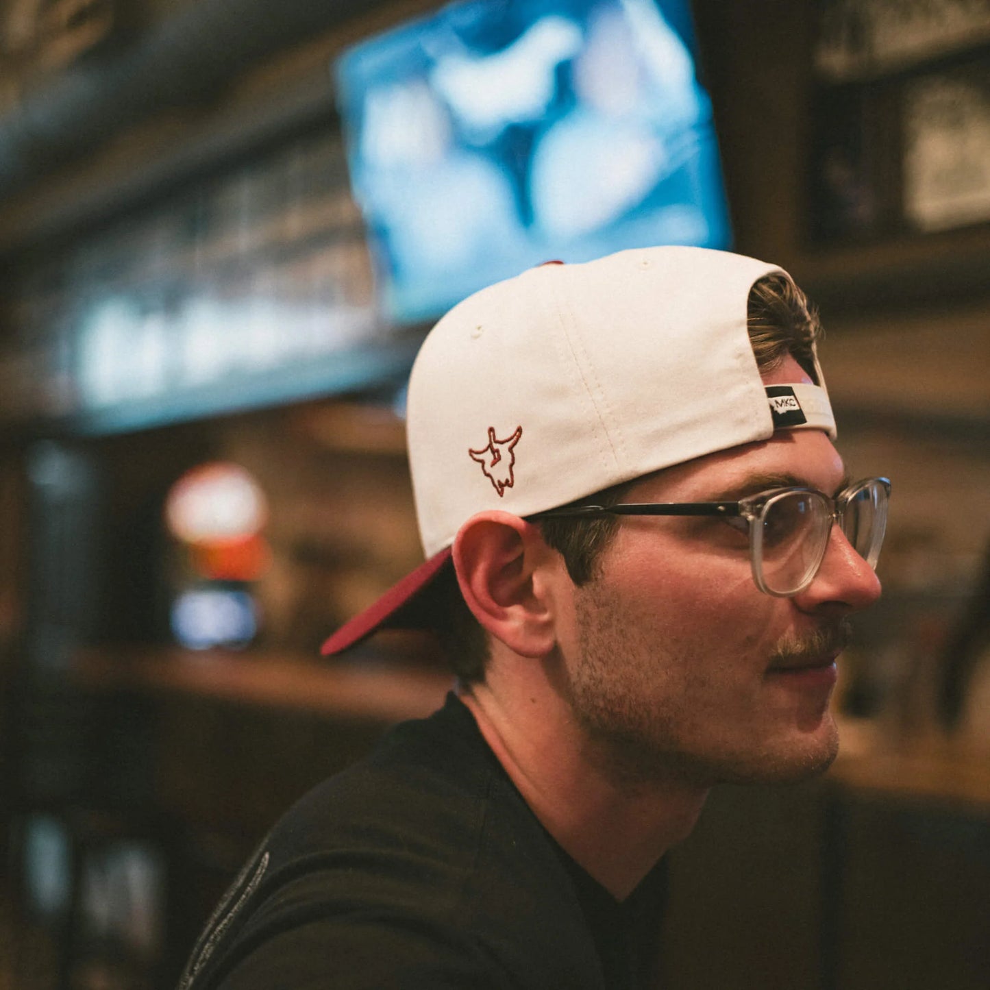 MKC UNIVERSITY HAT - IVORY/MAROON