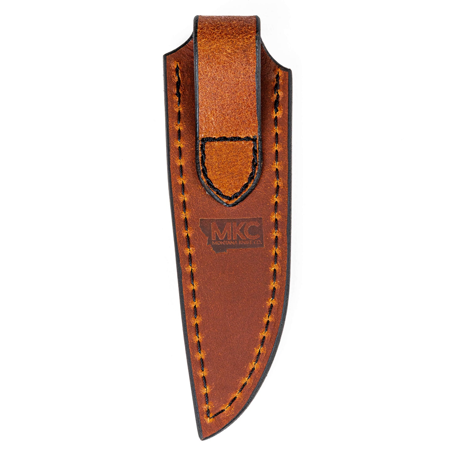 SMALL GATOR LEATHER SHEATH - VERTICAL BELT CARRY