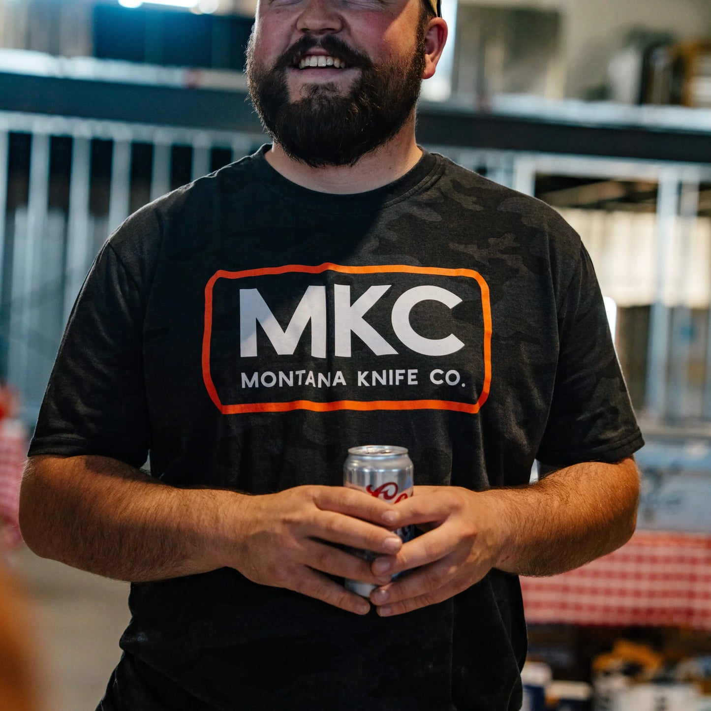 MKC LOGO TEE - DARK WOODLAND CAMO