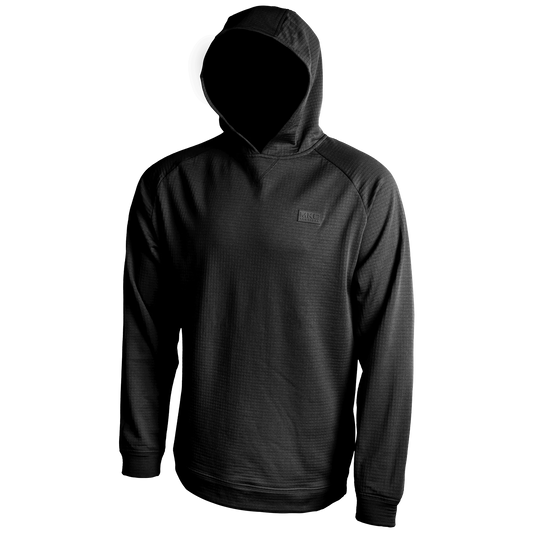 MKC WAFFLE KNIT PERFORMANCE HOODIE - SHADOW