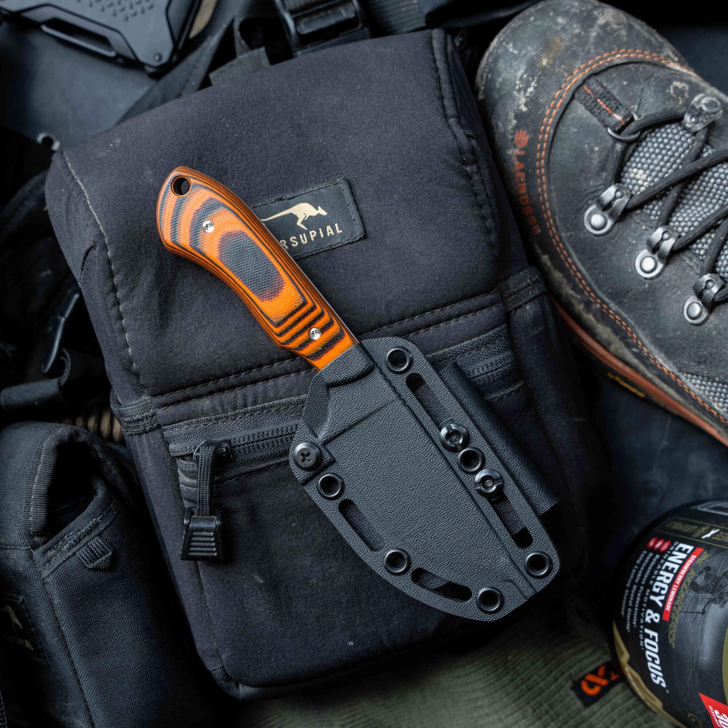 ELKHORN SKINNER - ORANGE & BLACK