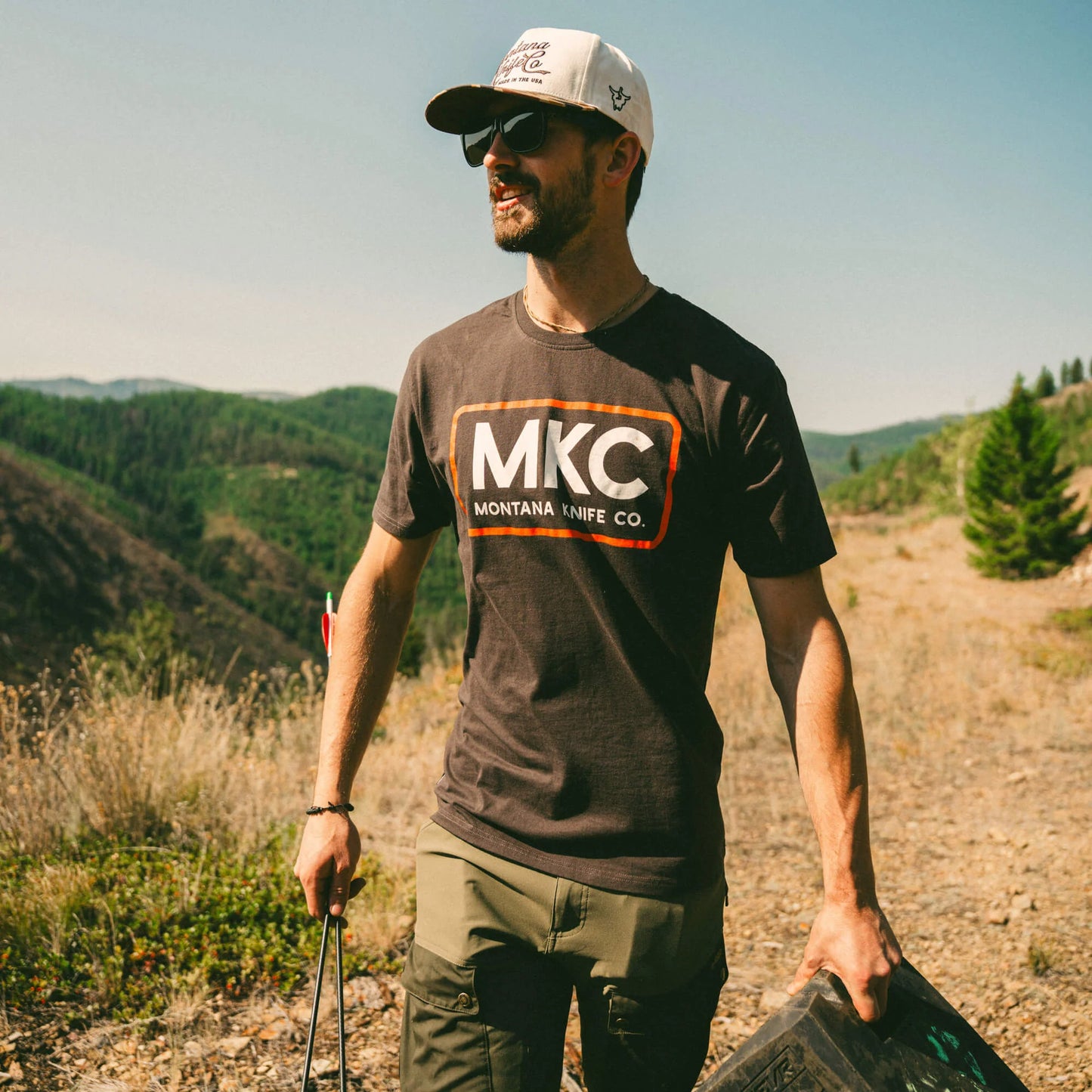 MKC LOGO TEE - COFFEE