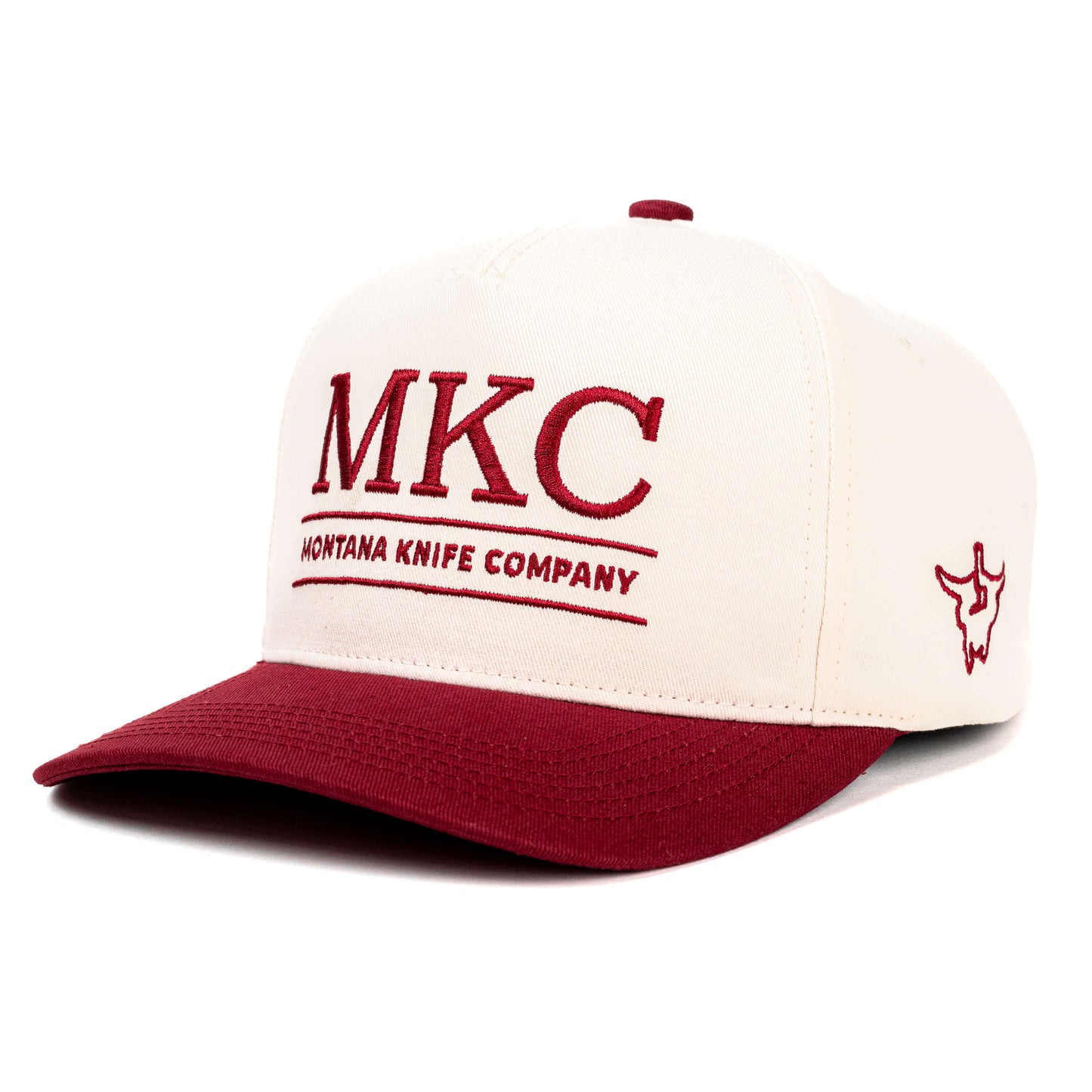 MKC UNIVERSITY HAT - IVORY/MAROON
