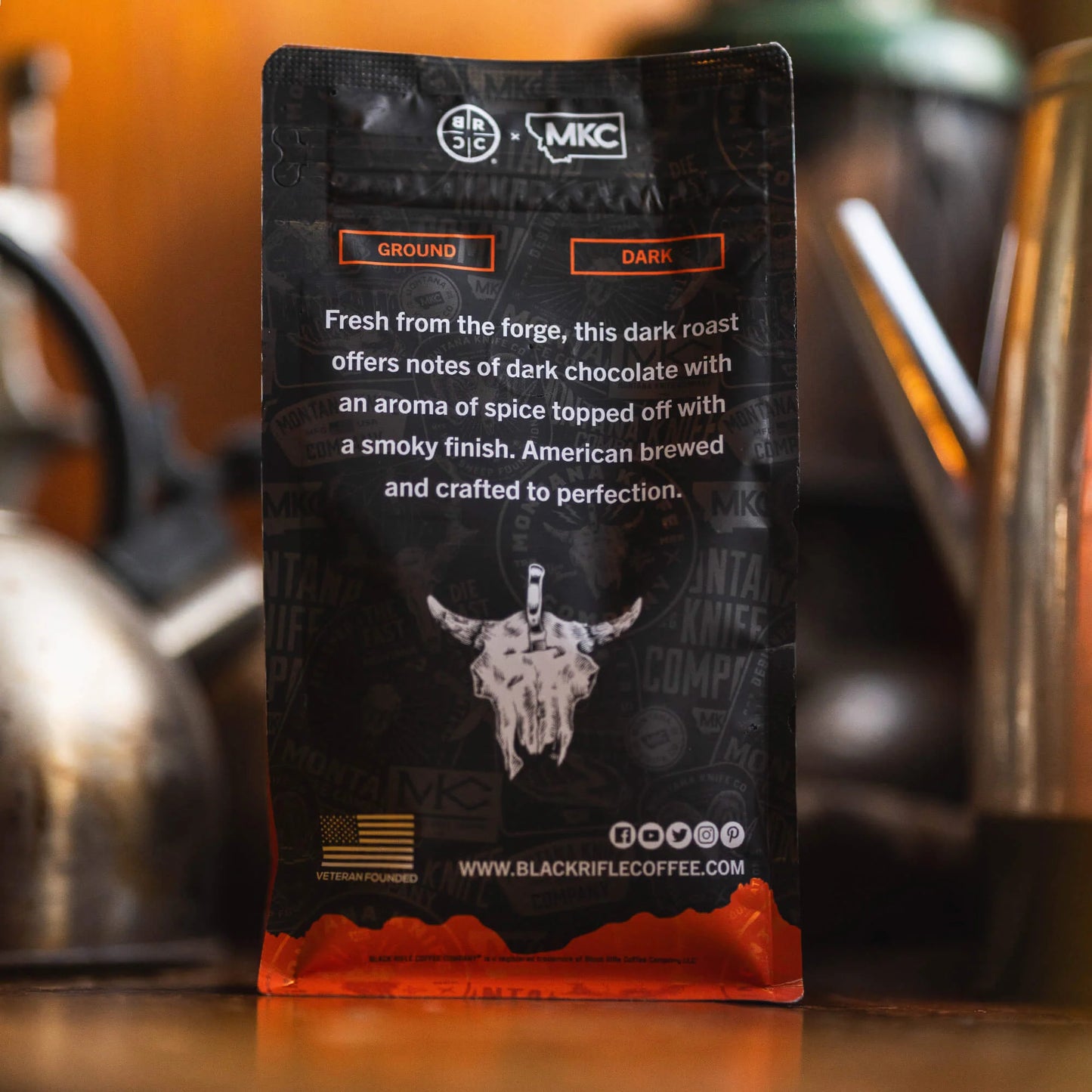 MKC X BLACK RIFLE COFFEE SIGNATURE DARK ROAST - GROUND