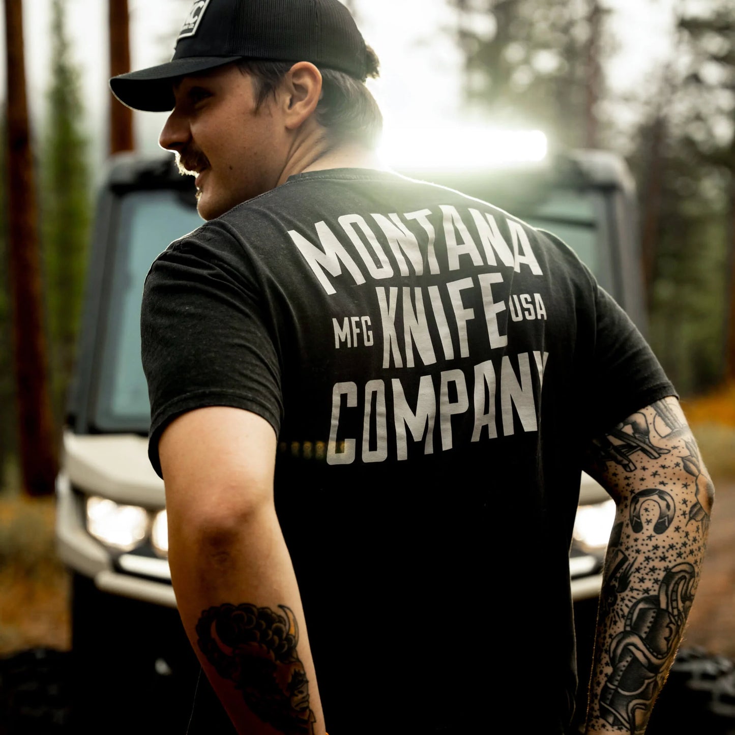 MKC STONEWASH TEE - BLACK