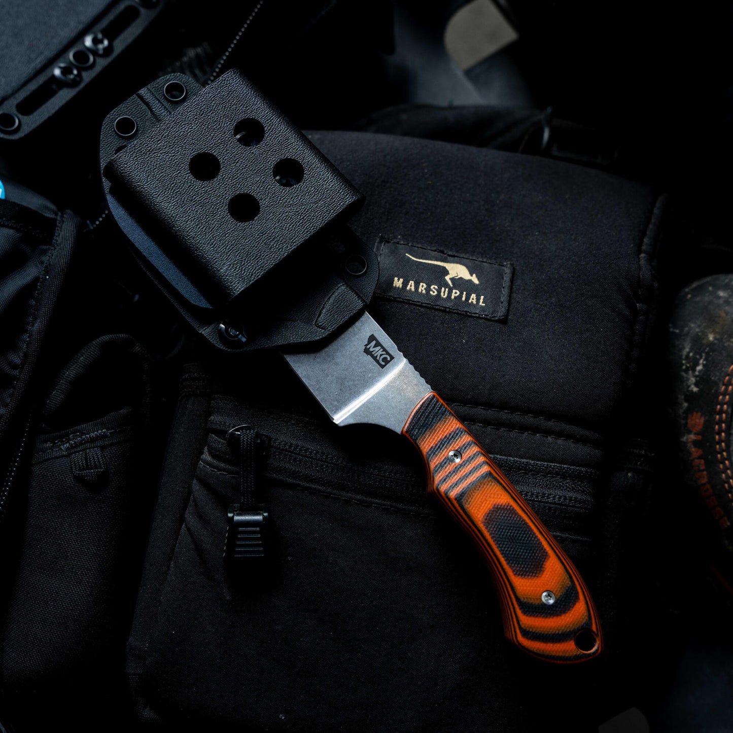 ELKHORN SKINNER - ORANGE & BLACK