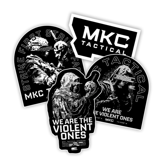 MKC TACTICAL DECAL 4 PACK