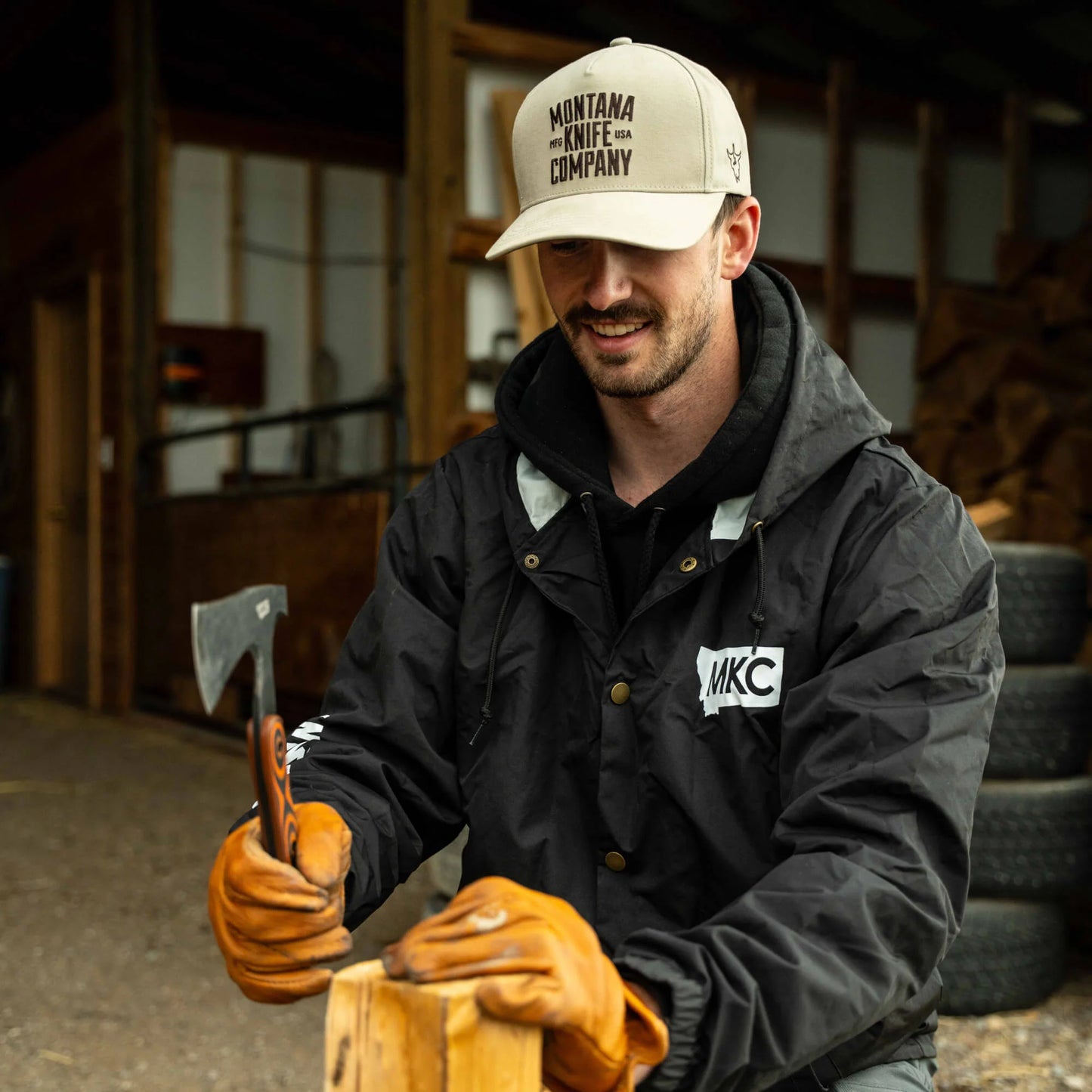 MKC FOUNDATIONS HAT - TAN/BROWN