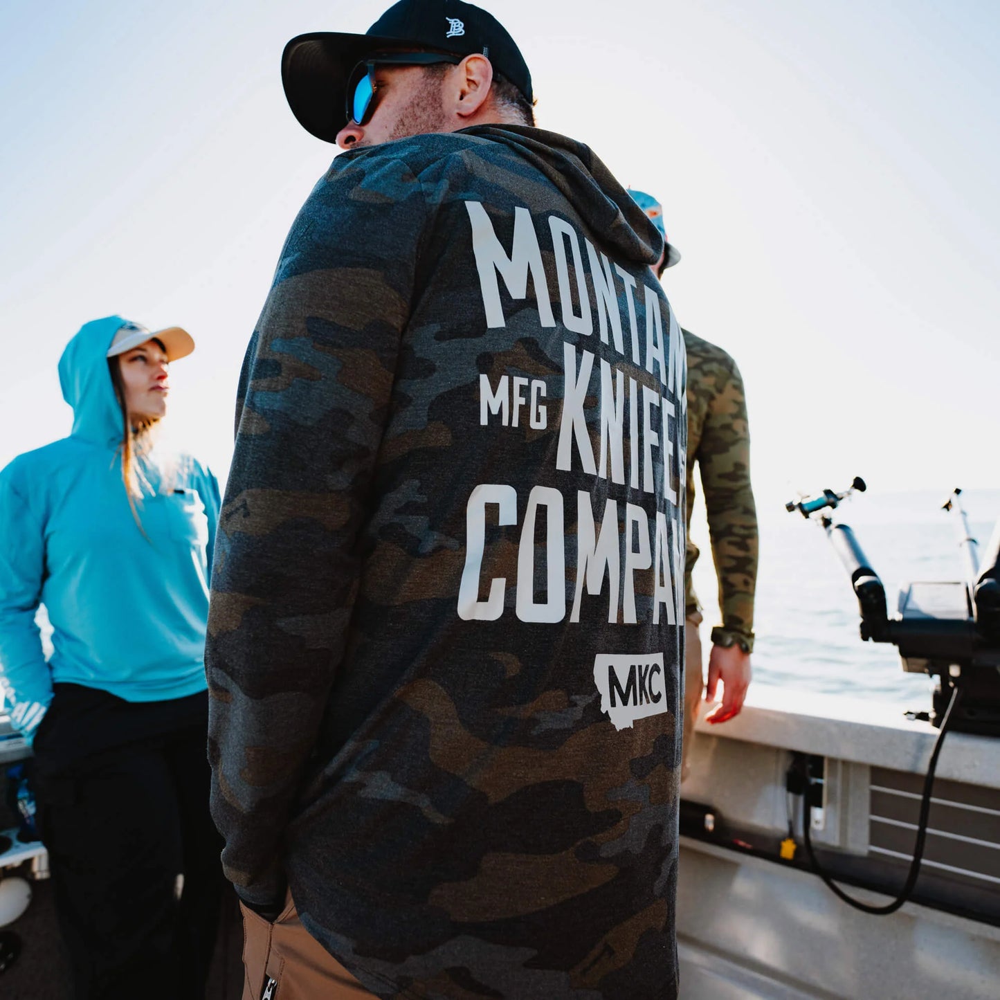 SUN RIVER BAMBOO HOODIE - DARK MKC CAMO