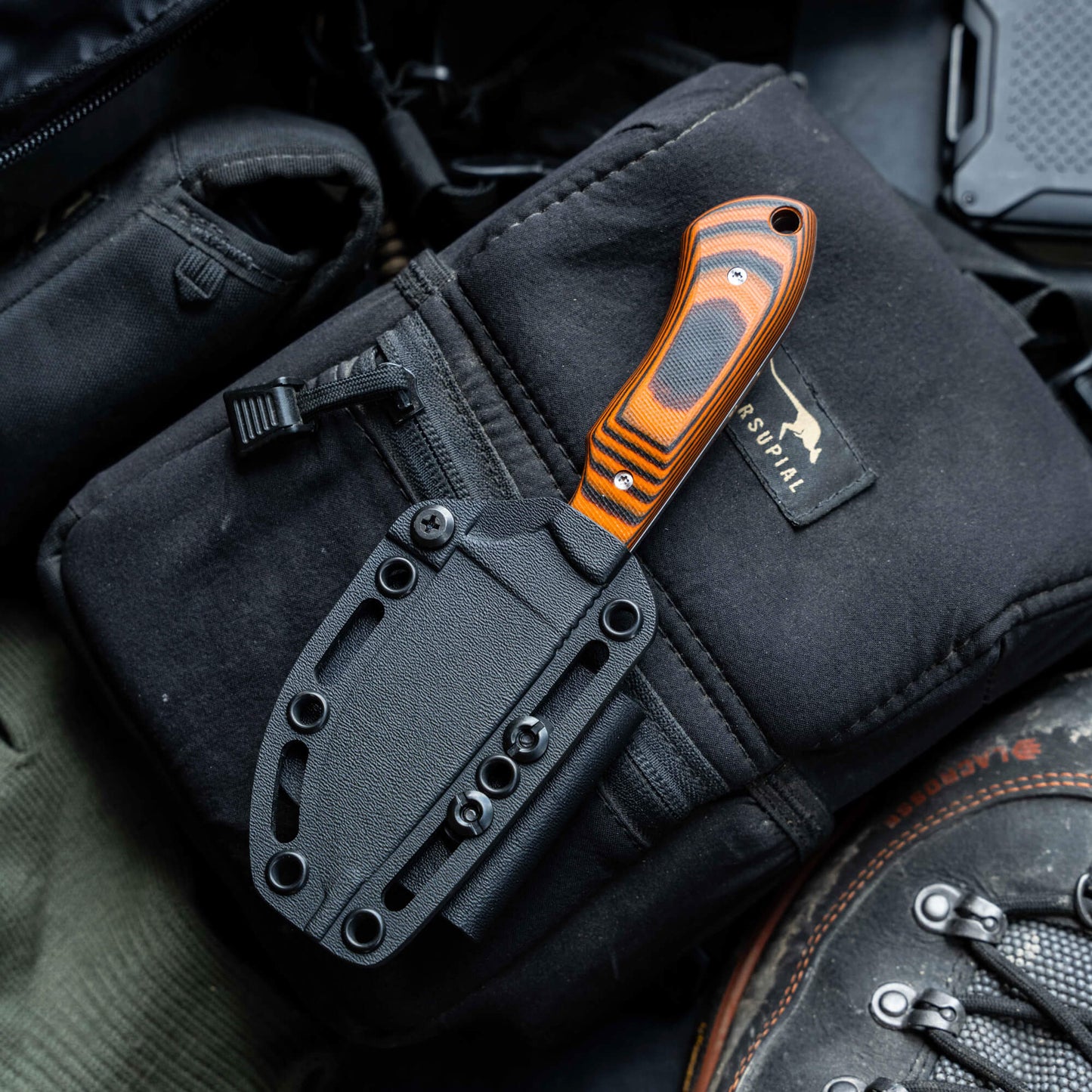 ELKHORN SKINNER - ORANGE & BLACK