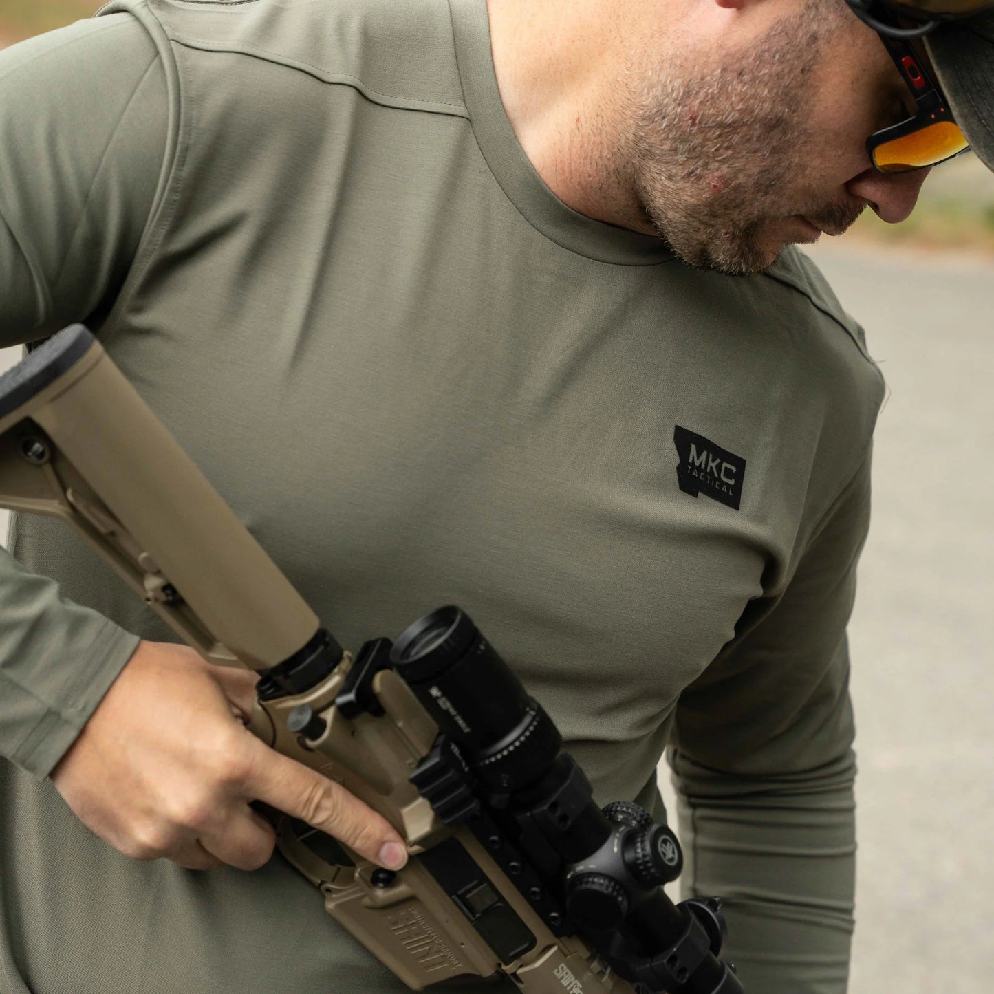RANGE DAY PERFORMANCE LONG SLEEVE - OD GREEN