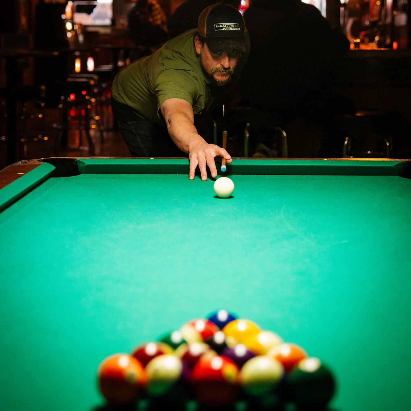 SEELEY S/S BUTTON-UP SHIRT - OLIVE