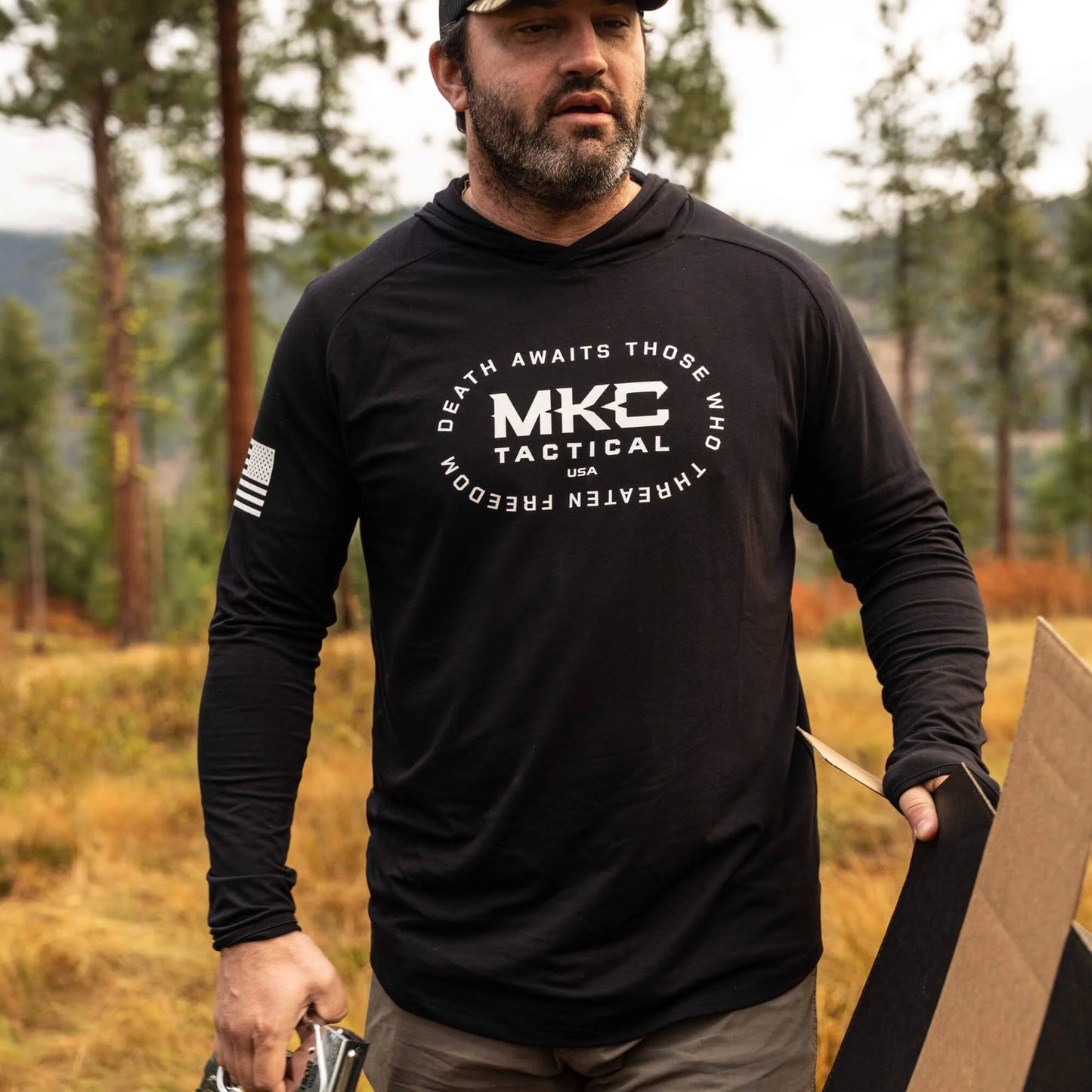 TACTICAL LIGHTWEIGHT BAMBOO HOODIE - SHADOW