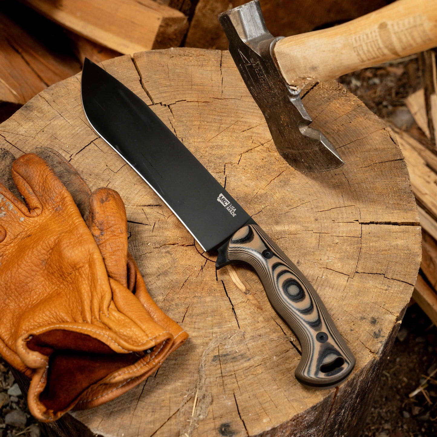 MKC CHOPPER - TAN & BLACK