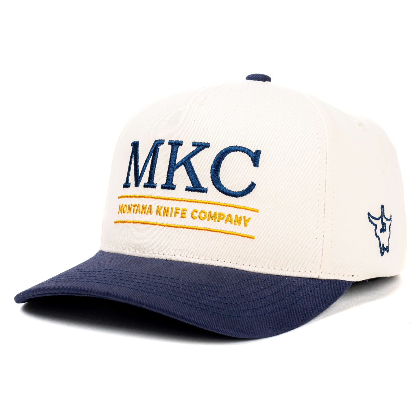 MKC UNIVERSITY HAT - IVORY/NAVY