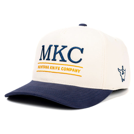 MKC UNIVERSITY HAT - IVORY/NAVY