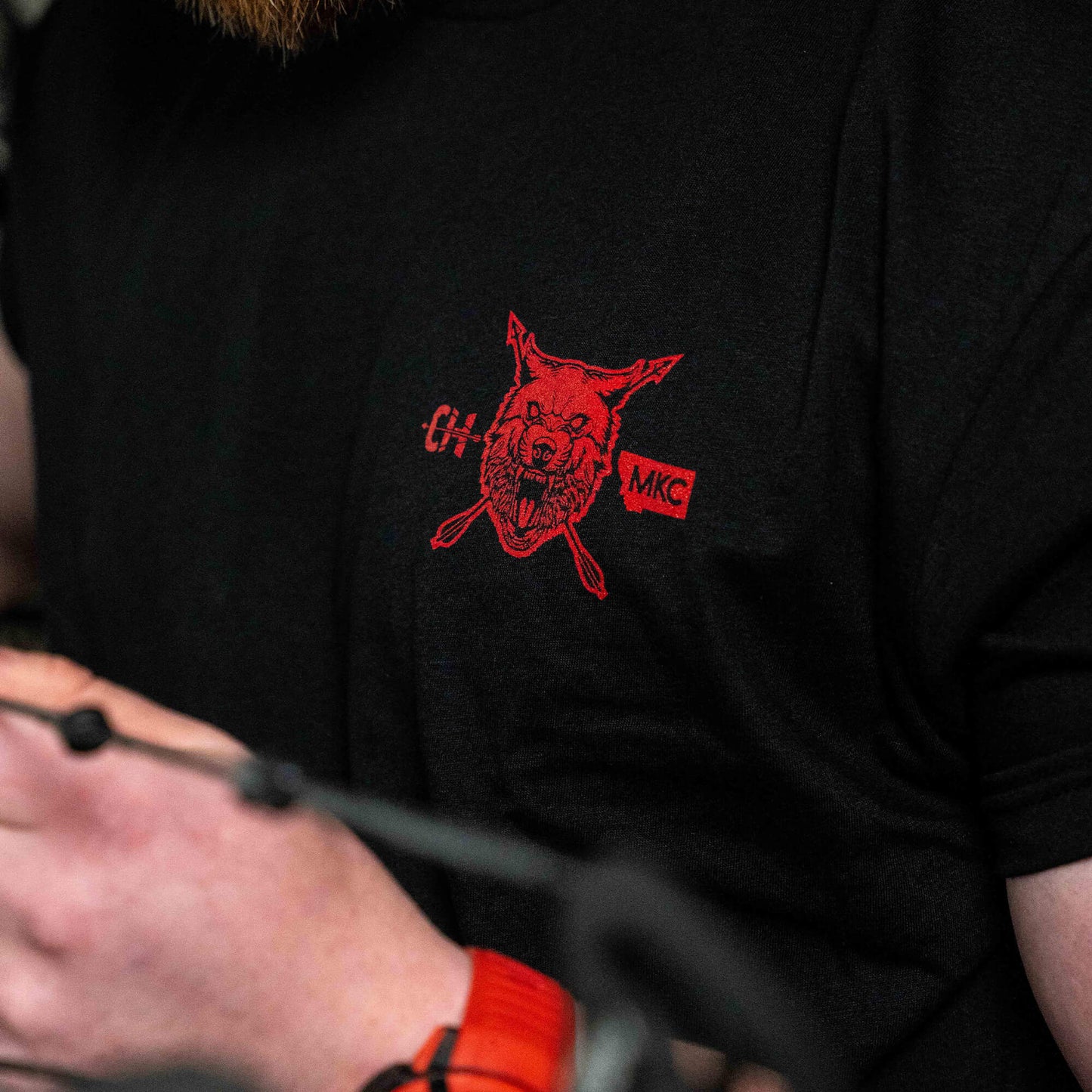 MKC X CAM HANES PACKOUT TEE - BLACK