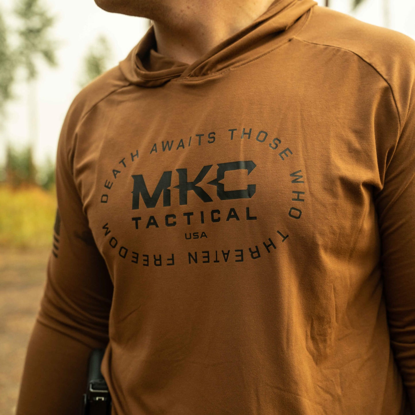 TACTICAL LIGHTWEIGHT BAMBOO HOODIE - COYOTE