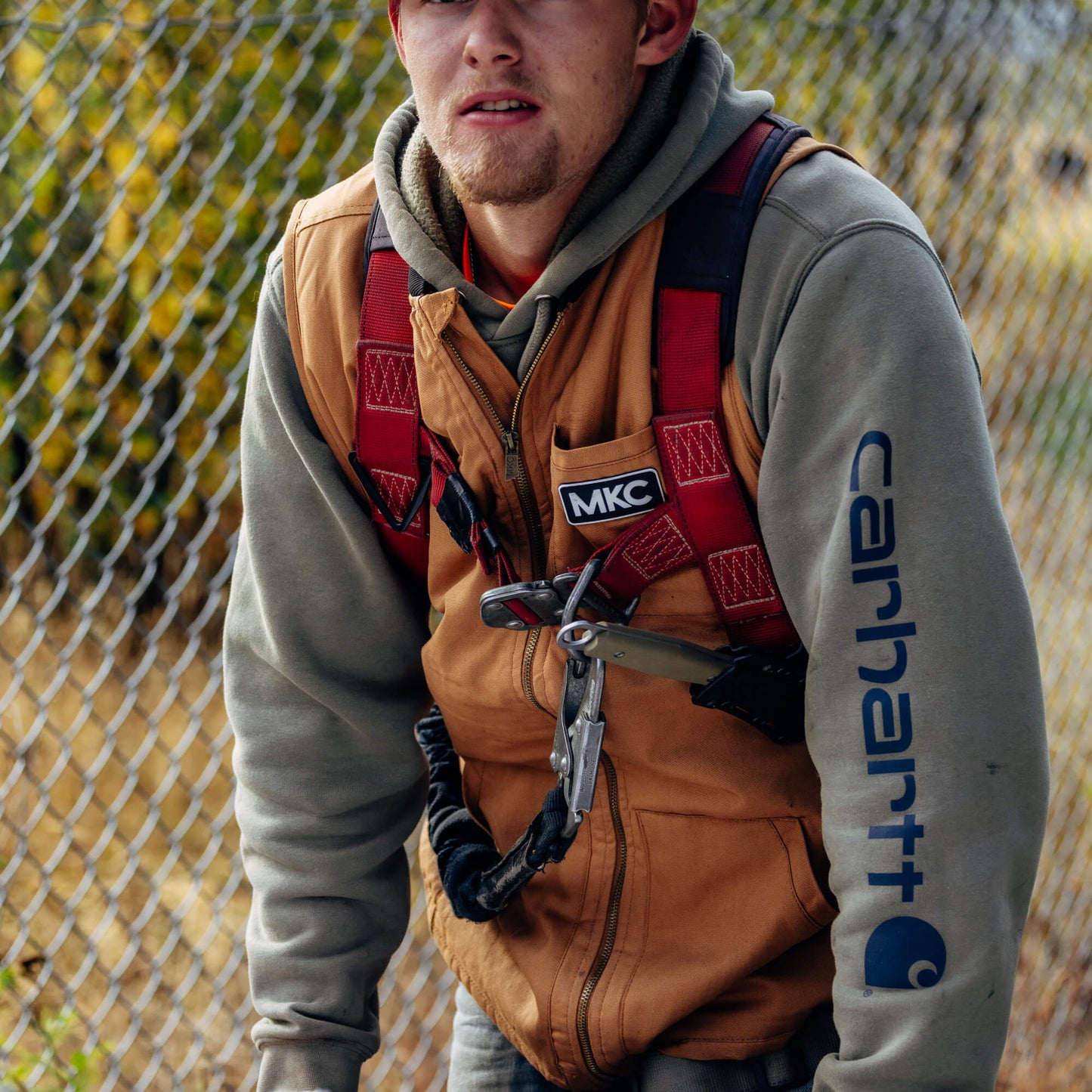 MKC CANVAS WORK VEST - TAN
