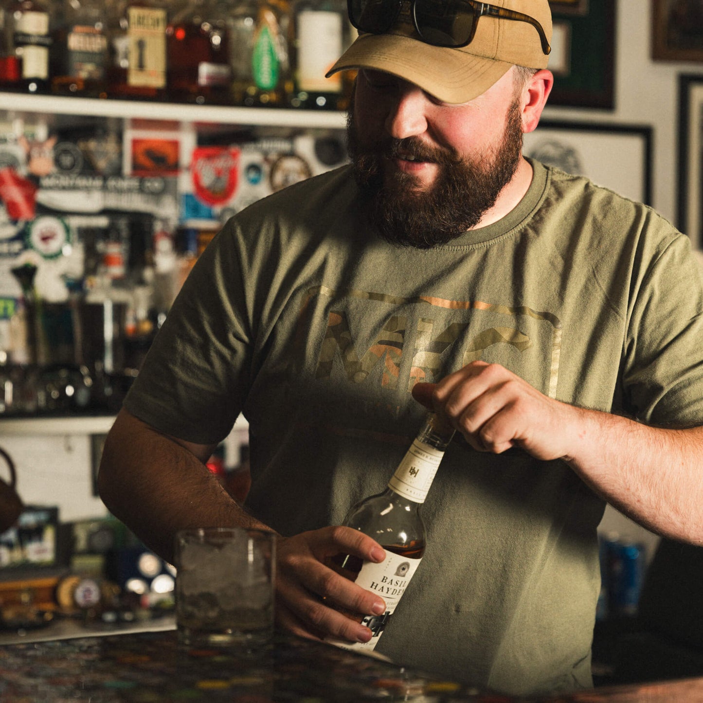 MKC LOGO TEE - OLIVE