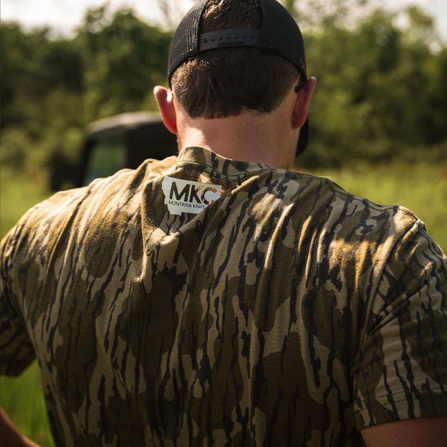 MKC X MOSSY OAK BOTTOMLAND POCKET TEE - CAMO