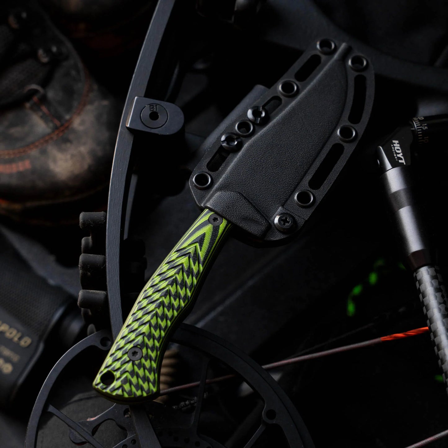 TRIUMPH PRO - NOCK ON NEON GREEN & BLACK