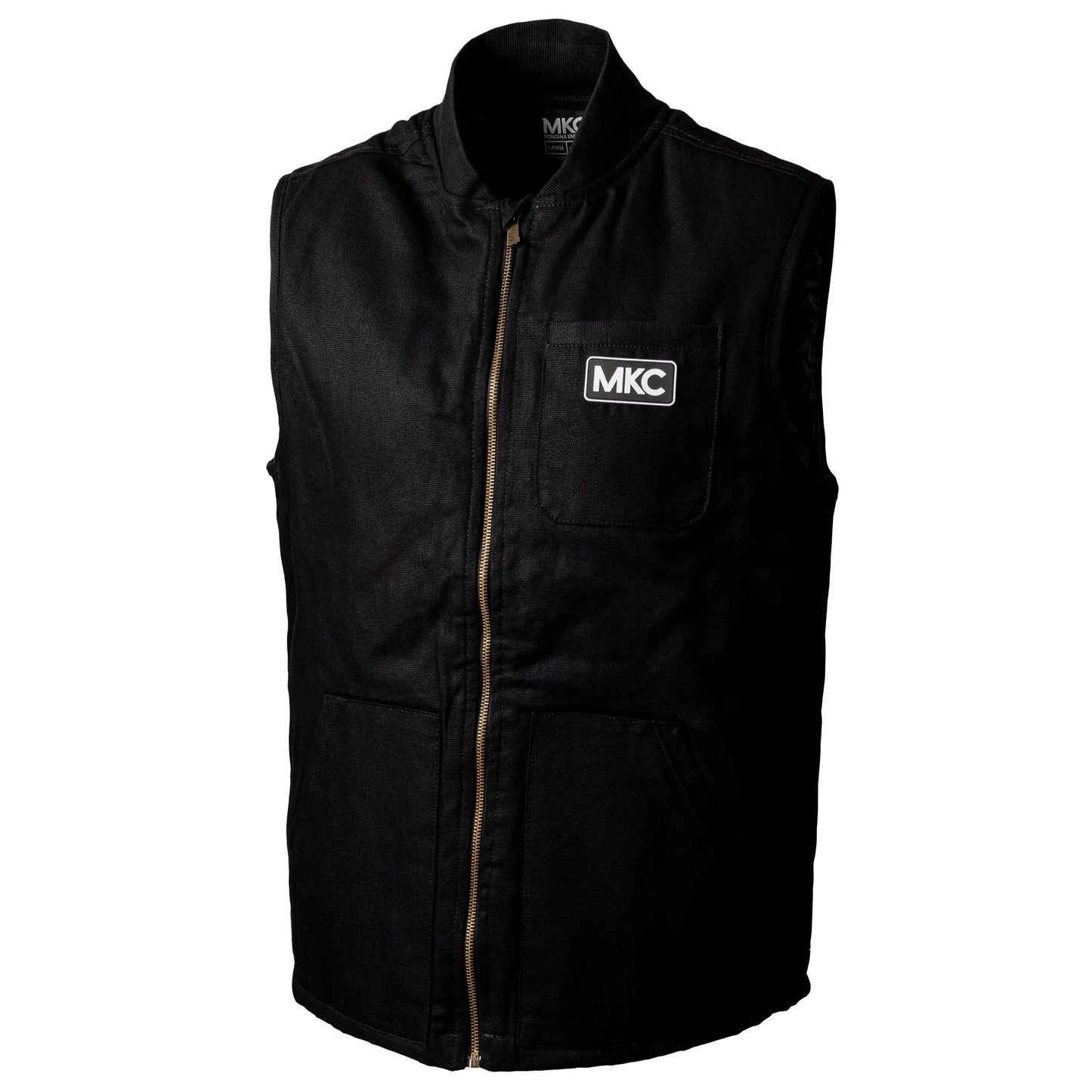 MKC CANVAS WORK VEST - BLACK