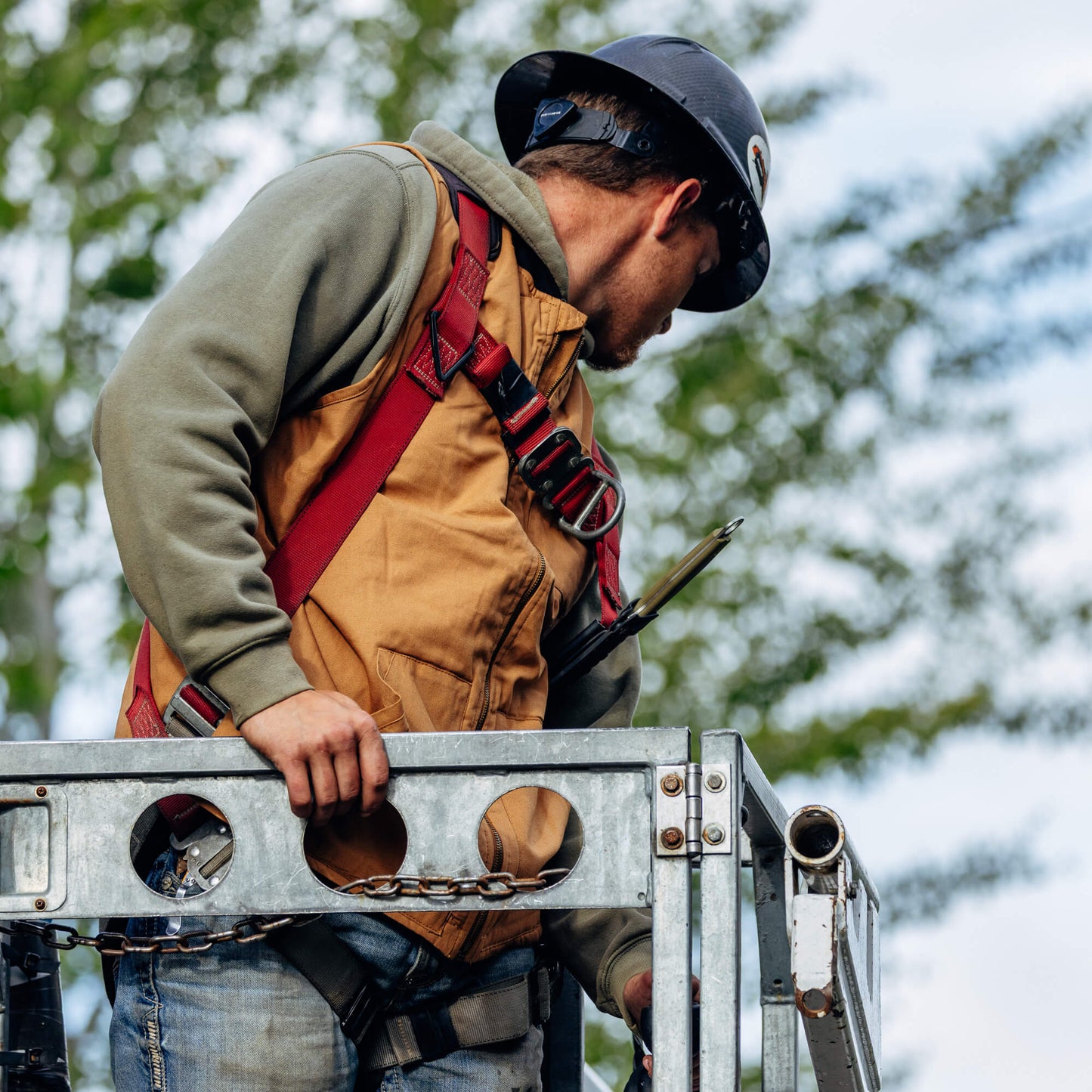 MKC CANVAS WORK VEST - TAN