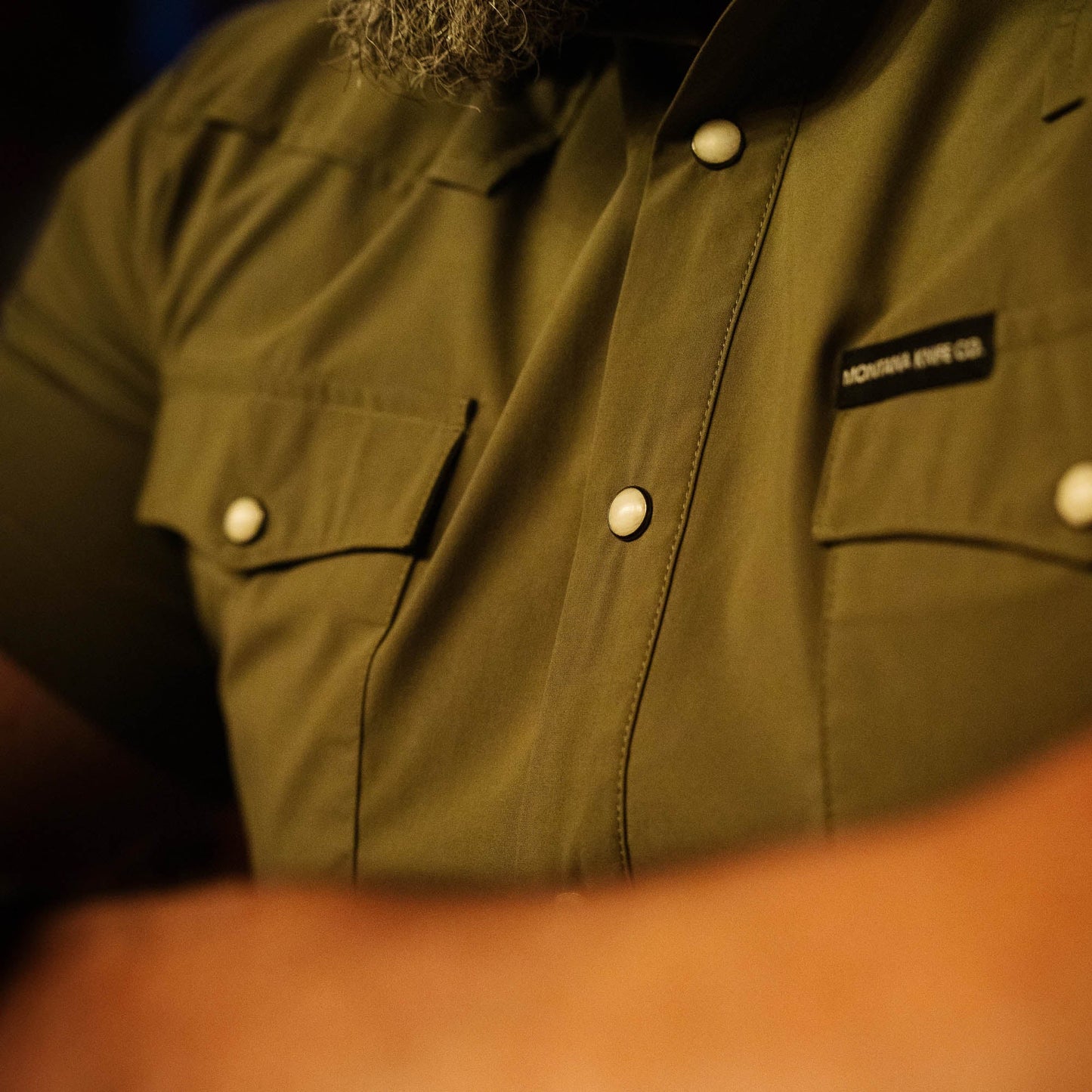 SEELEY S/S BUTTON-UP SHIRT - OLIVE